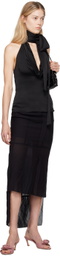 Blumarine Black Halter Neck Tank Top