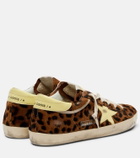 Golden Goose Super-Star leopard-print calf hair sneakers