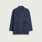 Folk Men's Carcoat in Indigo Canvas