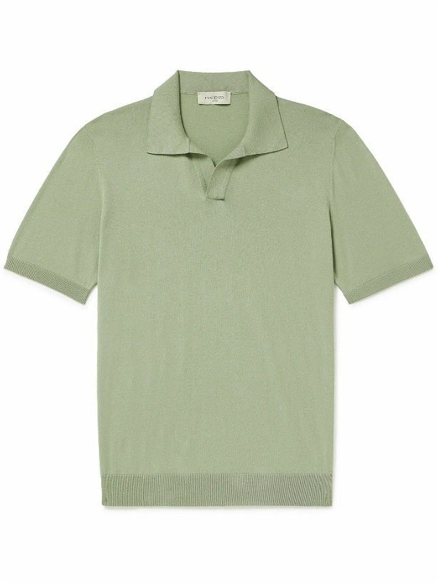 Photo: PIACENZA 1733 - Cotton Polo Shirt - Green