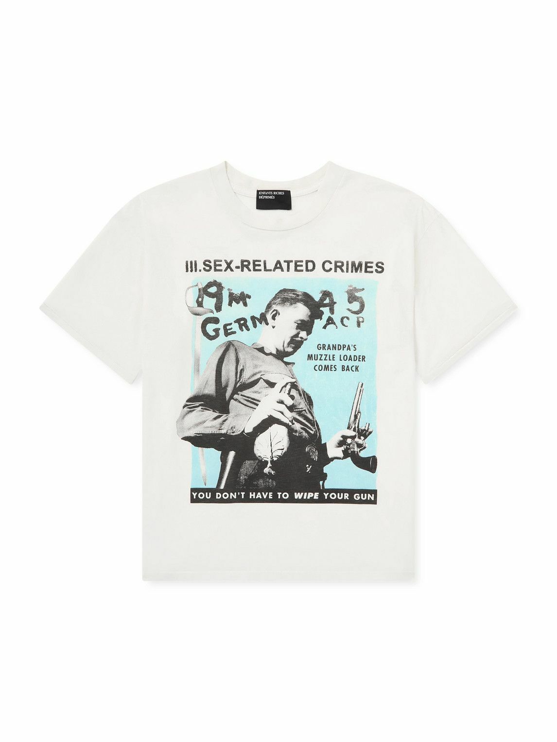 Enfants Riches Déprimés - Crimes Printed Cotton-Jersey T-Shirt