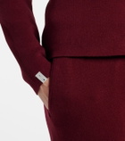The Upside Cotton-blend half-zip sweater