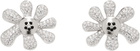 Collina Strada Silver Happy Blossom Earrings