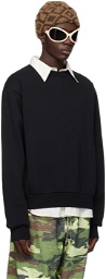Acne Studios Black Crewneck Sweater