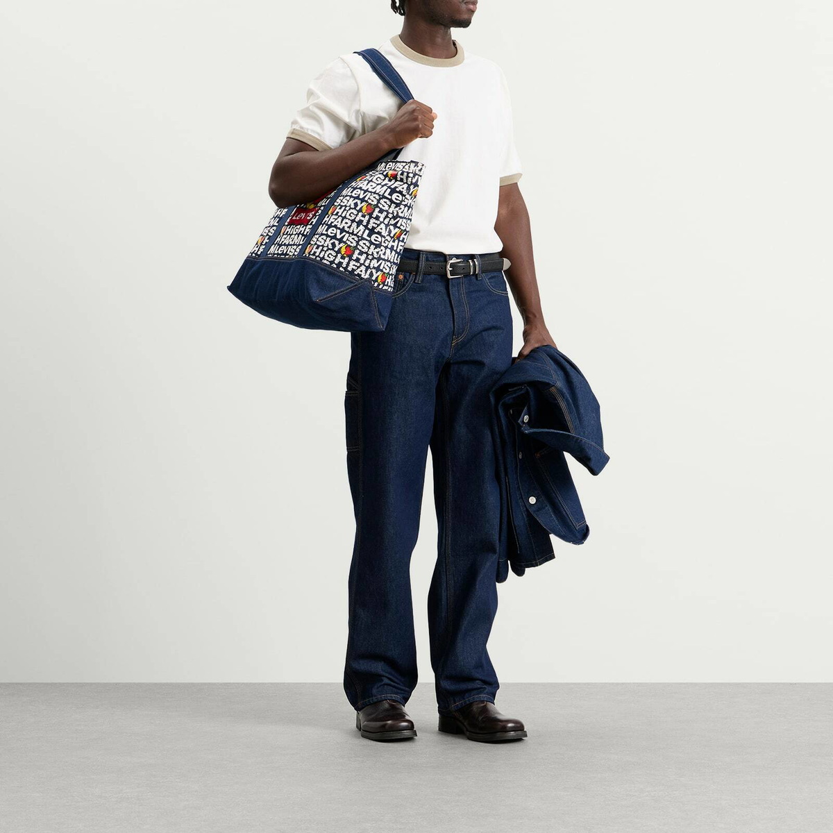 Levi's Men's x Sky High Farm Universe Garden Tote Bag in All Over Print 