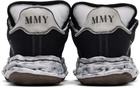 Maison MIHARA YASUHIRO Black 'Blakey Puffer' OG Sole Garment Dyed Canvas Sneakers