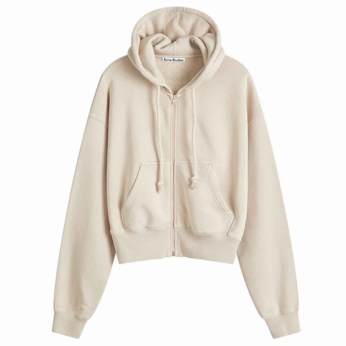 Acne Studios Women's Zip Hoodie in Faded Grey Acne Studios