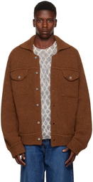 Nahmias Brown Trucker Jacket