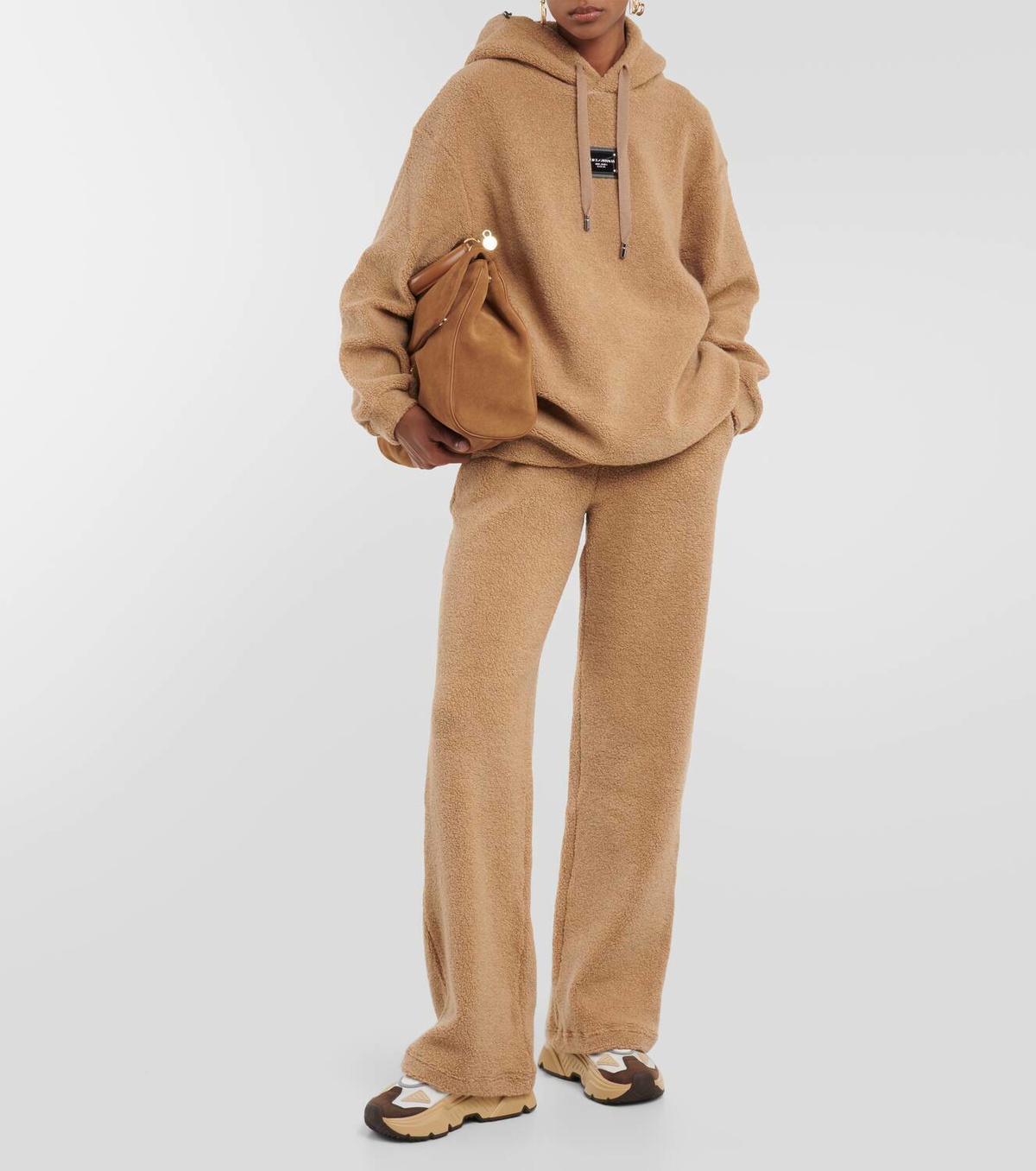 Dolce&Gabbana Logo teddy hoodie