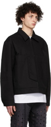 We11done Black Cotton Jacket