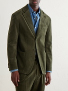 Officine Générale - Michel Cotton-Blend Corduroy Suit Jacket - Green