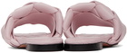 Bottega Veneta Pink Lido Flat Sandals