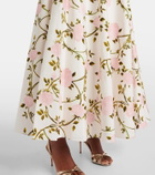 Giambattista Valli One-shoulder ruffled cotton cocktail dress