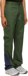 GR10K Green Ripstop DF Processing Patch Cargo Pants