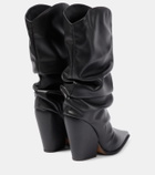 Alexandre Vauthier Faux leather knee-high boots