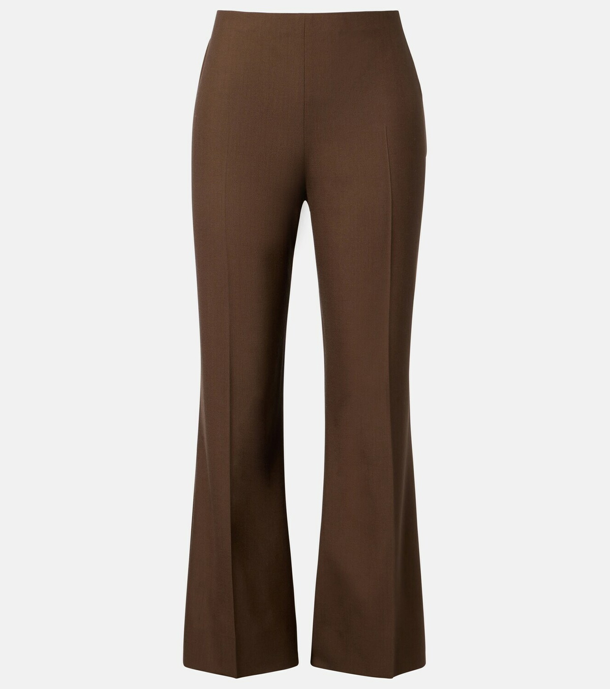 Khaite Walter cropped virgin wool flared pants