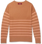 Sies Marjan - Kyle Striped Cashmere Sweater - Men - Camel