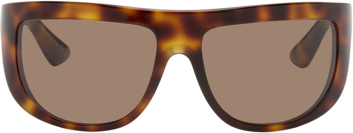 Photo: KHAITE Brown Oliver Peoples Edition 1974C Sunglasses