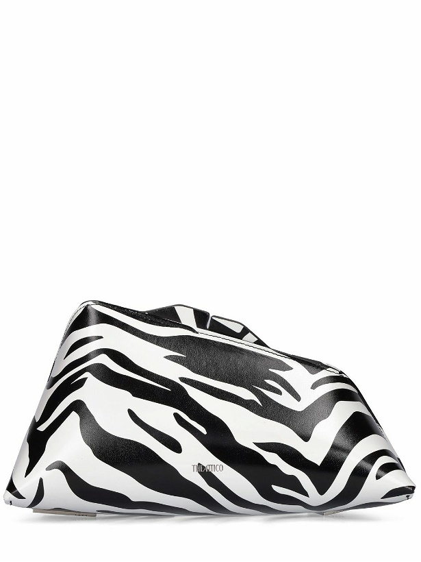 Photo: THE ATTICO - 8.30 Pm Zebra Printed Leather Clutch