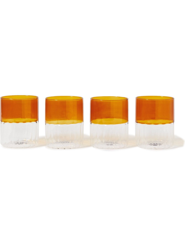 Photo: SOHO HOME - Collier Set of Four Glass Tumblers