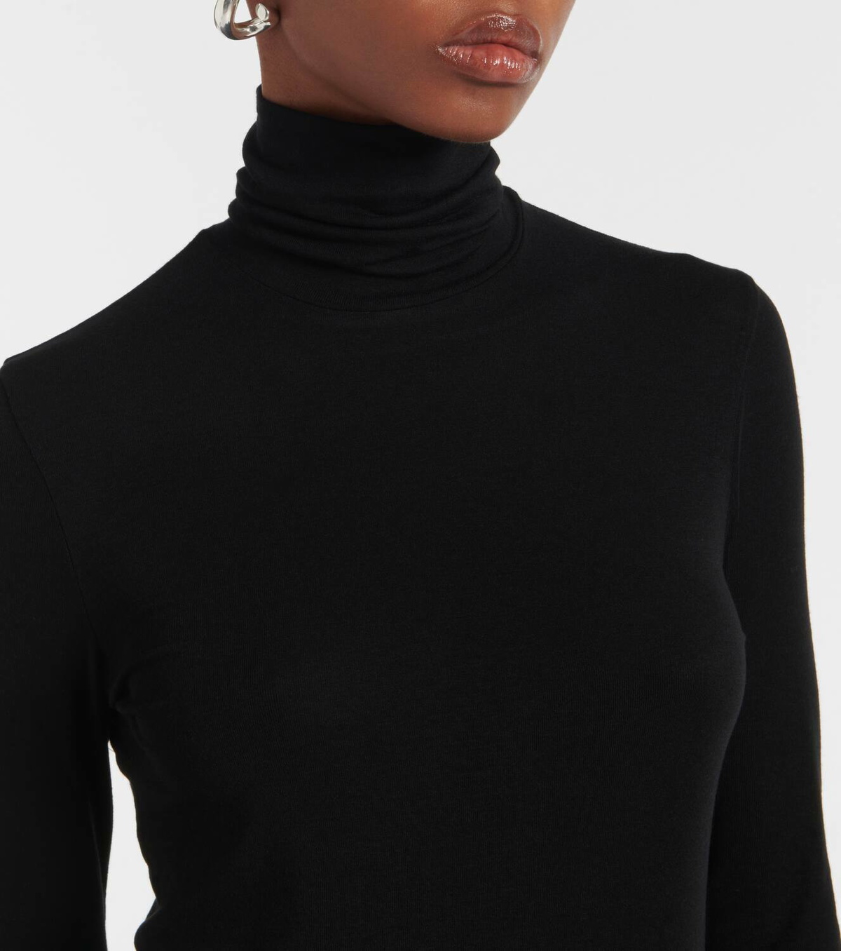 Agolde Pascale jersey turtleneck top