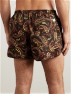 A Kind Of Guise - Gili Straight-Leg Short-Length Paisley-Print Recycled Swim Shorts - Brown