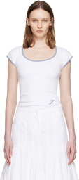 JACQUEMUS White 'The Espiral' T-shirt