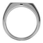 Tom Wood Silver Oval Satin Ring