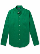 Polo Ralph Lauren - Button-Down Collar Linen Shirt - Green