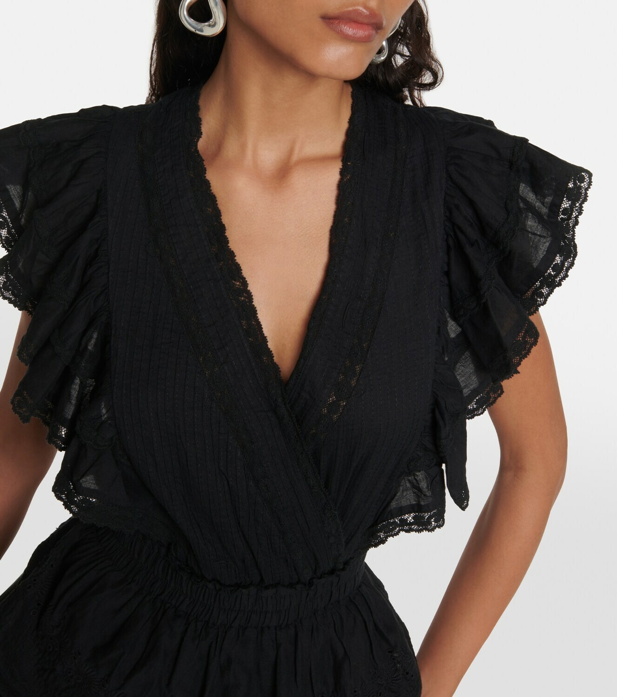 LoveShackFancy Gwen cotton mini dress LoveShackFancy LoveShackFancy Gwen cotton mini dress LoveShackFancy