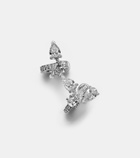 Repossi Serti Sur Vide 18kt white gold single ear cuff with diamonds