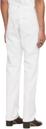 Maison Margiela White 5-Pocket Jeans