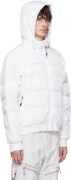 Madhappy White & Gray Columbia Edition Bugaboo Interchange Jacket