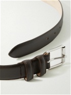 A.P.C. - 3cm Paris Leather Belt - Brown
