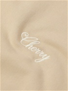 Cherry Los Angeles - Logo-Embroidered Cotton-Jersey Sweater - Brown