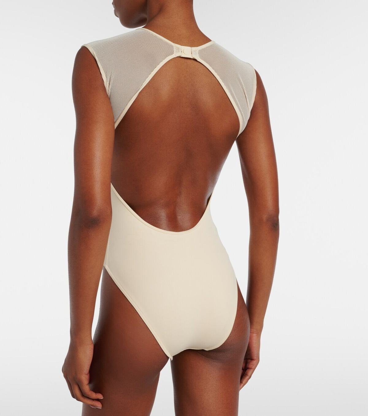 Eres Unique mesh-trimmed jersey bodysuit