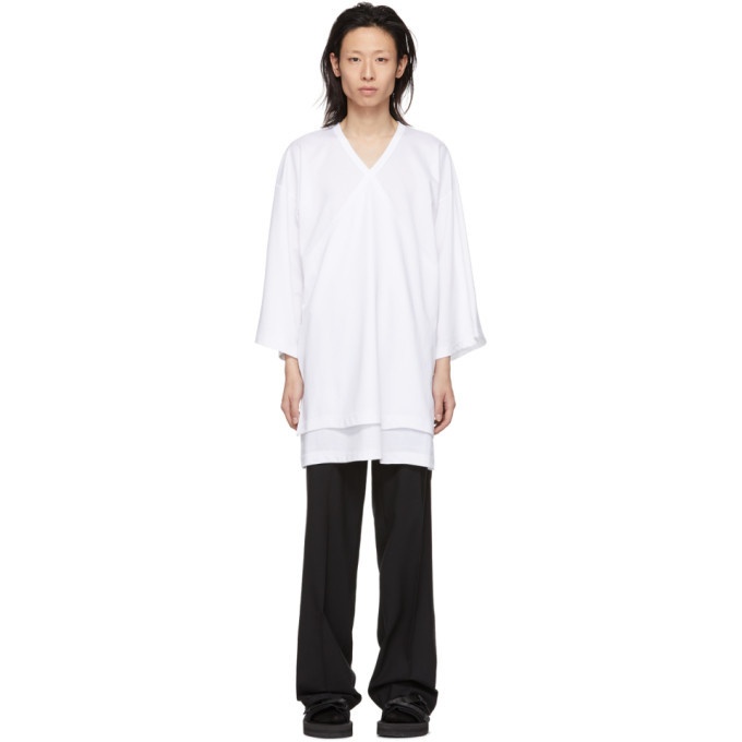 Photo: Sasquatchfabrix. White Oriental Three-Quarter Sleeve T-Shirt