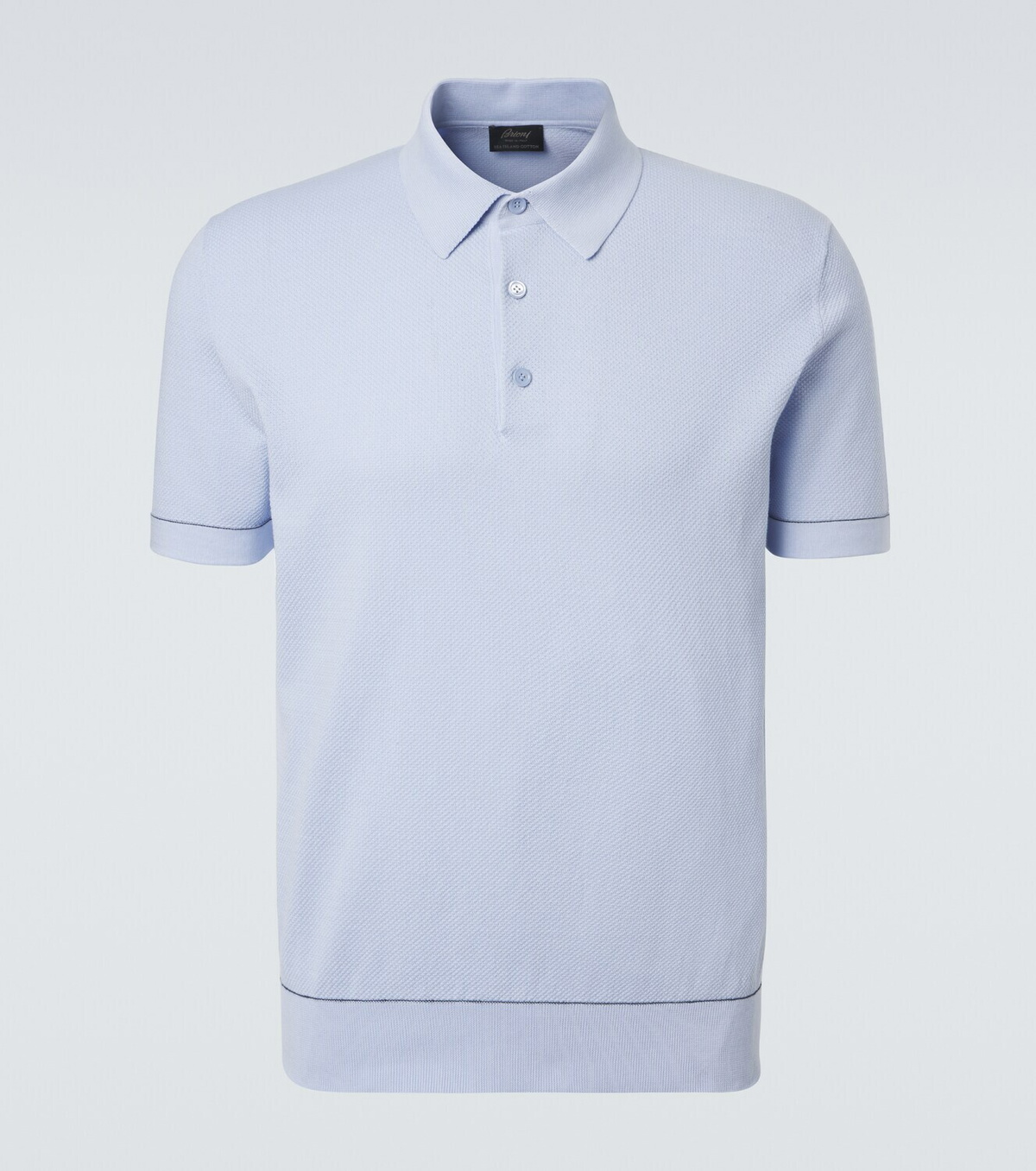 Brioni Cotton piqué polo shirt
