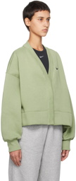 Nike Green Over-Oversized Cardigan