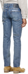 Levi's Made & Crafted Blue Embroidered 511 Jeans