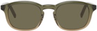 Kenzo Khaki Square Sunglasses