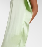 Stella McCartney Envers asymmetric satin cocktail dress