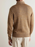 Inis Meáin - Washed-Linen Zip-Up Cardigan - Brown