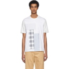 Junya Watanabe White and Off-White Multi Fabric T-Shirt