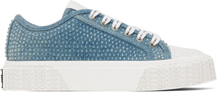 Photo: Marc Jacobs Blue 'The Crystal' Denim Sneakers
