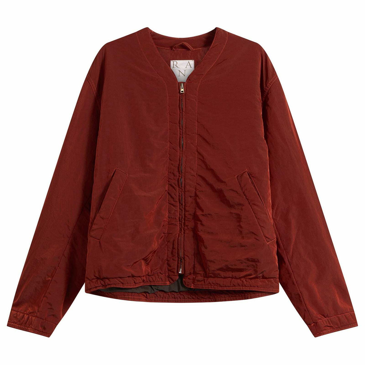 Ranra Men's Ascender Canvas Nylon Jacket in Cherry Mahogany