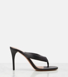 Alaïa Padded thong sandals