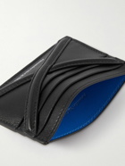 Alexander McQueen - Logo-Print Leather Cardholder - Black
