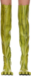 AVAVAV Green Very Slimy Feet Tall Boots