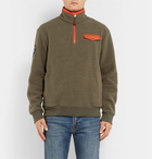 Polo Ralph Lauren - Contrast-Trimmed Fleece Half-Zip Sweatshirt - Men - Green